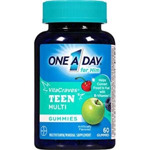 One A Day Vitacraves Teen for Him, 60 Count