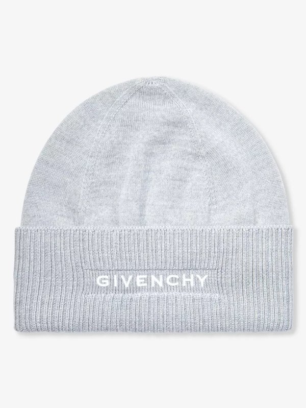GIVENCHY4G logo-embroidered wool-knit beanie