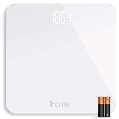 iHome Digital Scale Step-On Bathroom Scale iHome 体重秤$13.99 超值好货