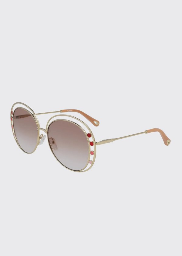 Butterfly Halo Metal Sunglasses