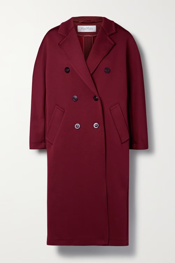 Madame2 double-breasted woven coat