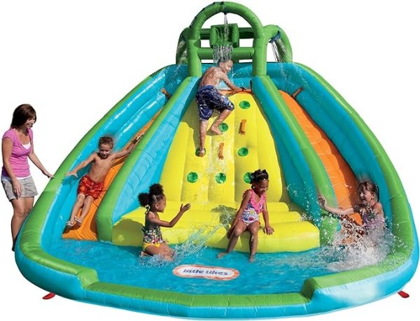Rocky Mountain River Race Inflatable Slide Bouncer