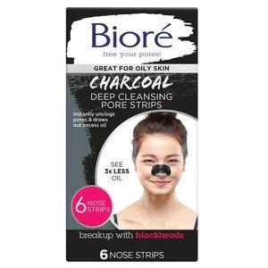 Deep Cleansing Charcoal Strips, 6CT