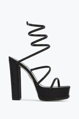 Cleo Crystal Black Platform Sandal Add to Wishlist This product has been added to your Wishlist