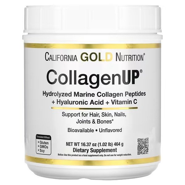 , CollagenUP, Hydrolyzed Marine Collagen Peptides with Hyaluronic Acid and Vitamin C, Unflavored, 16.37 oz (464 g)