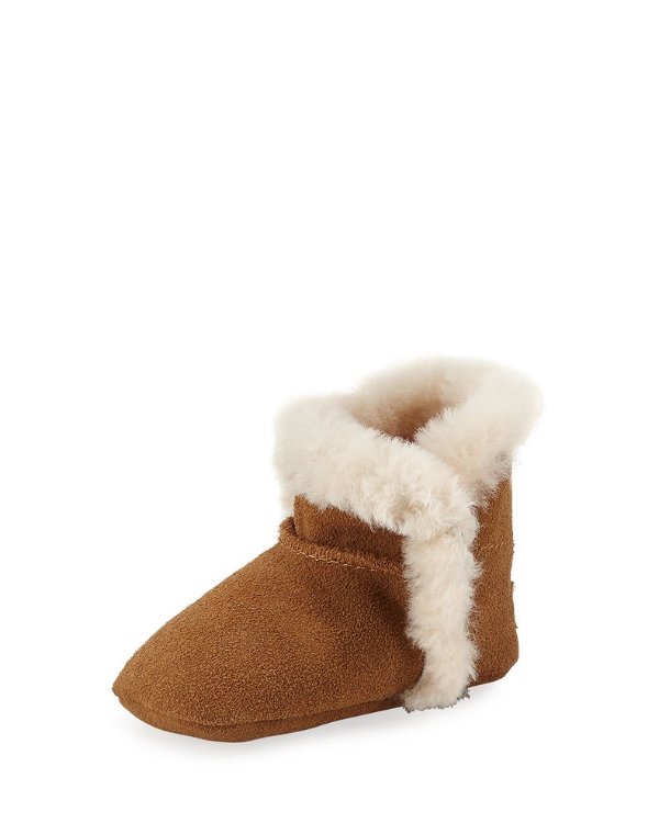 Lassen Suede Booties w/ Sheepskin Lining, Baby/Kids