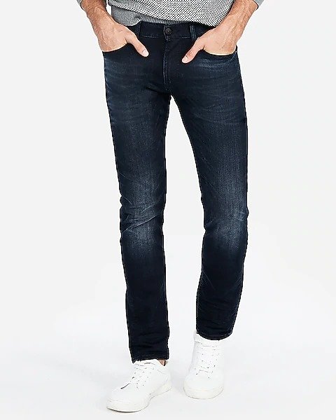 Skinny Dark Wash Hyper Stretch Jeans