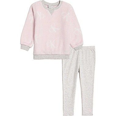 ® Size 4T 2-Piece Pullover and Legging Set in Pink/Grey | buybuy BABY
