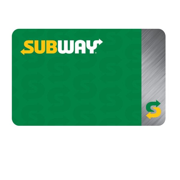 Subway 价值$50电子礼卡促销