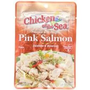 Chicken of the Sea Premium Skinless &amp; Boneless Pink Salmon, 2.5 oz. (Pack of 12) 
