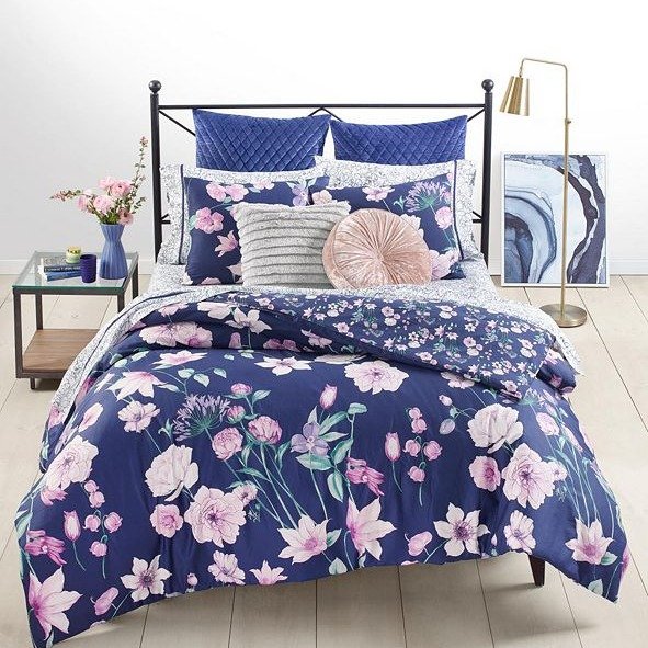 Midnight Floral 2-Pc. Twin/Twin XL Comforter Set, Created for Macy's