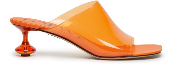 Toy 橘色透明凉鞋
