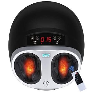 KYY Foot Massager, Electric Foot Massager Machine with Remote Control, with Heating Function