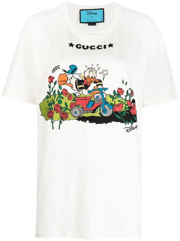 x Disney embroidered T-shirt