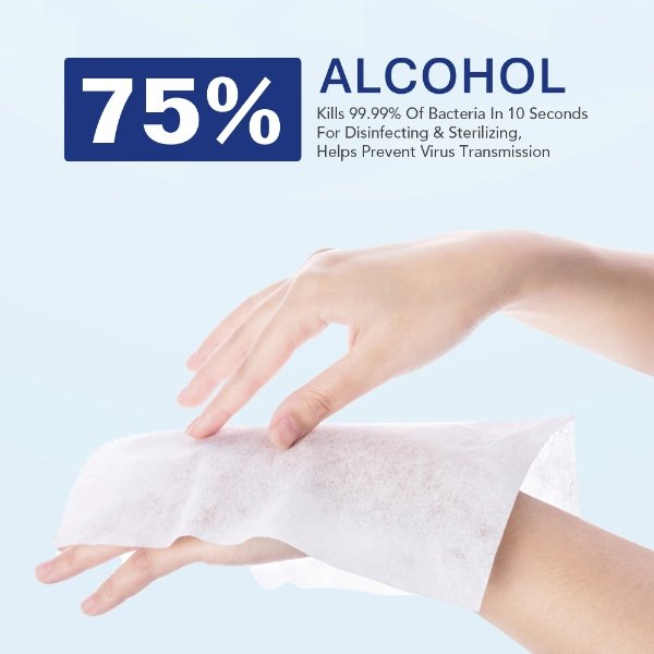 Premium Disinfecting Alcohol Sanitizing Wipes
