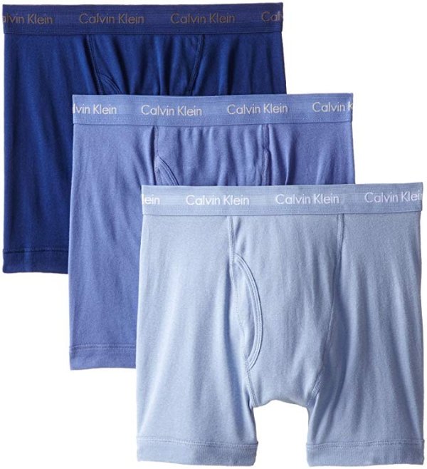 Calvin Klein 男士平角内裤3件装热卖