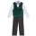 Little Boys 4-Pc. Green Velvet Vest Set