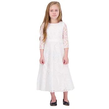 Blush Youth White Dress, Lace
