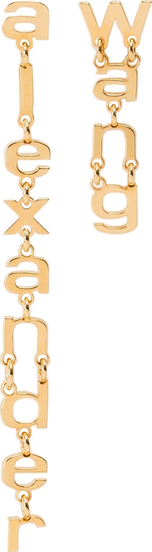 Latter Logo Earrings - Gold