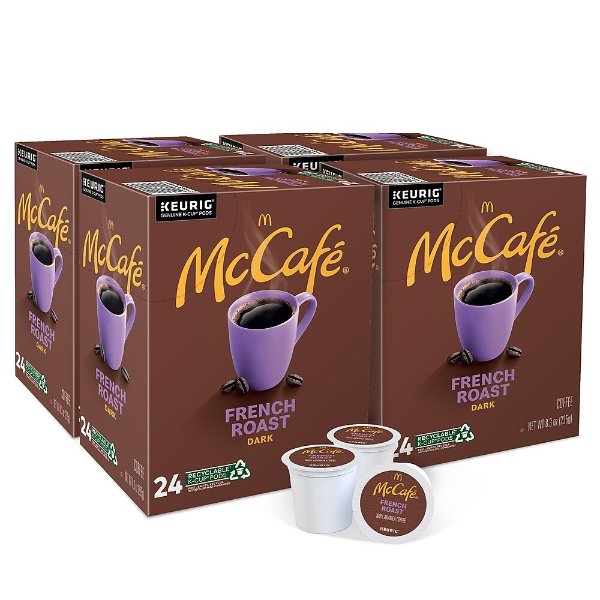 French Roast Coffee Keurig® K-Cup® Pods, Dark Roast, 96/Carton (080429CT)