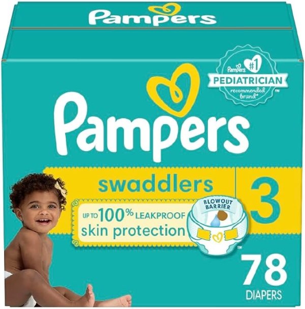 Swaddlers Active Baby Diaper Size 3 78 Count