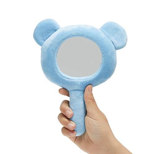 Official Merchandise by Line Friends - KOYA Small Plush Hand Held Mirror