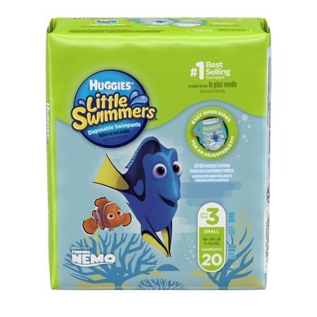 Little Swimmers 游泳专用尿布，小号20片