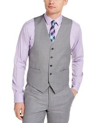 Men's Classic-Fit Airsoft Stretch Suit Vest