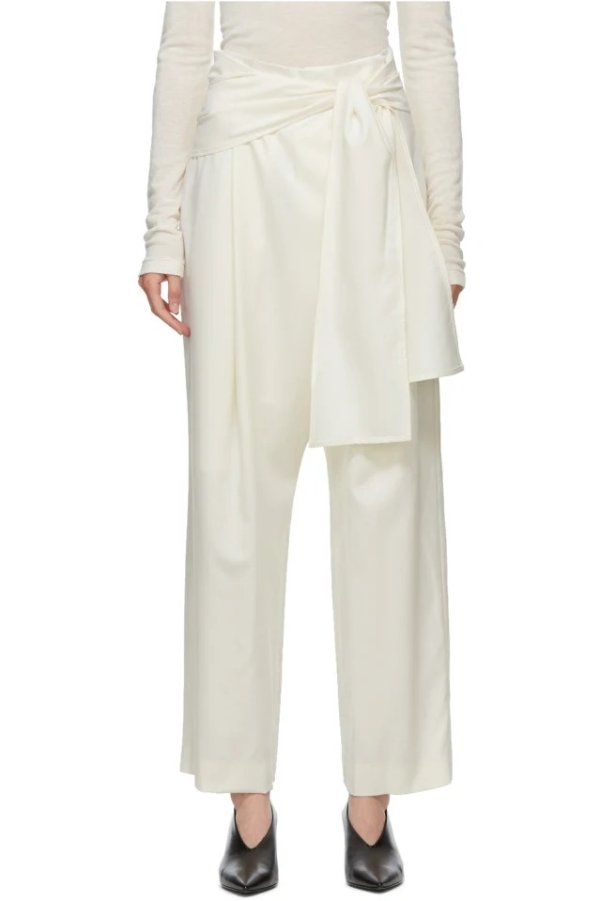 Off-White Wrap Trousers