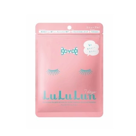 Face Mask, Moisture Pink Collection, 7 Sheets