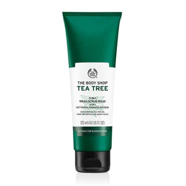 Tea Tree 3-in-1 Wash Scrub Mask