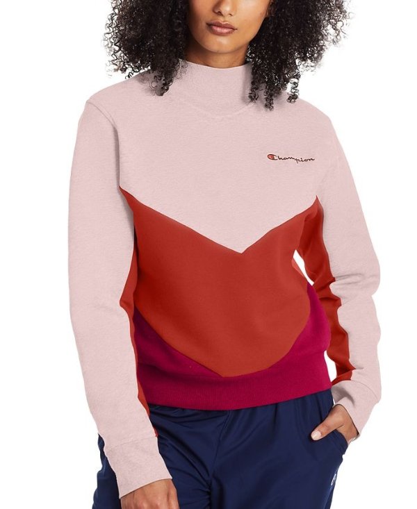 Women's Campus Colorblocked Fleece Sweatshirt