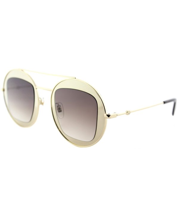 Women's Round 47mm Sunglasses