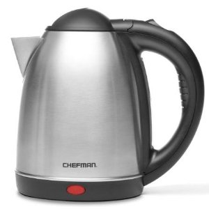 Chefman, Cordless Electric Kettle 1.7-Liter, Stainless-Steel @ Amazon