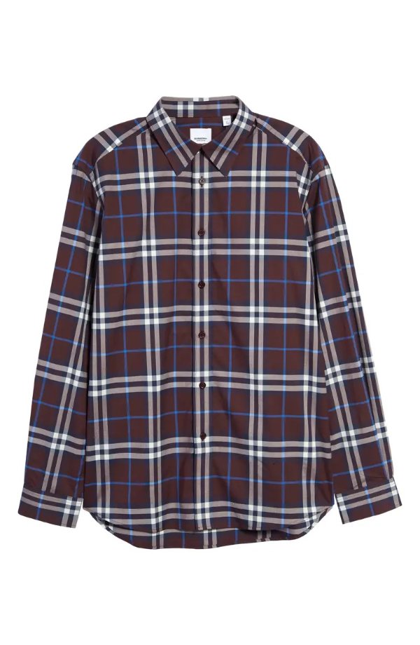 Men's Caxton Check Button-Up Shirt