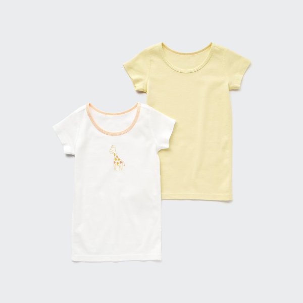 Cotton Ribbed Printed T-Shirt (2 Pack) | UNIQLO US