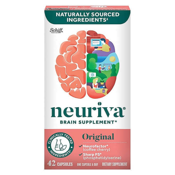 Neuriva Brain Supplement Original, 42 Capsules