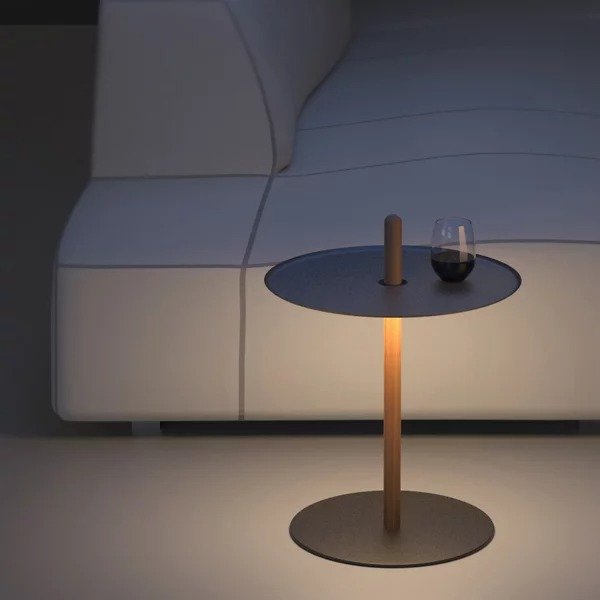 Nivel Rechargeable LED Pedestal Floor Lamp