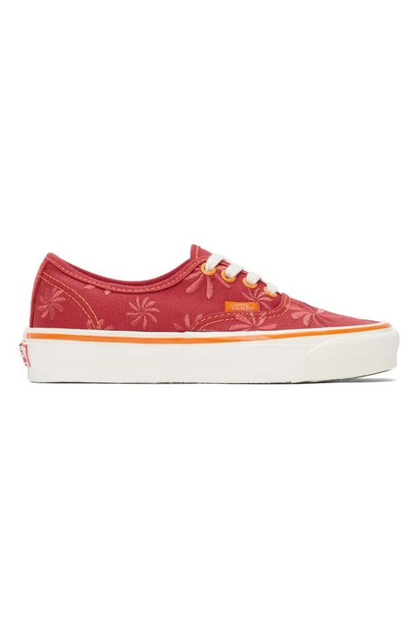 Red Embroidery OG Authentic LX Sneakers