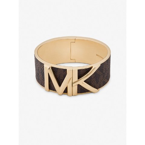 Fulton Gold-Tone Logo Bangle