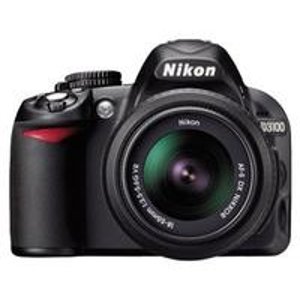 Nikon D3100 Digital SLR Camera & 18-55mm G VR DX AF-S Zoom Lens - Factory Refurbished
