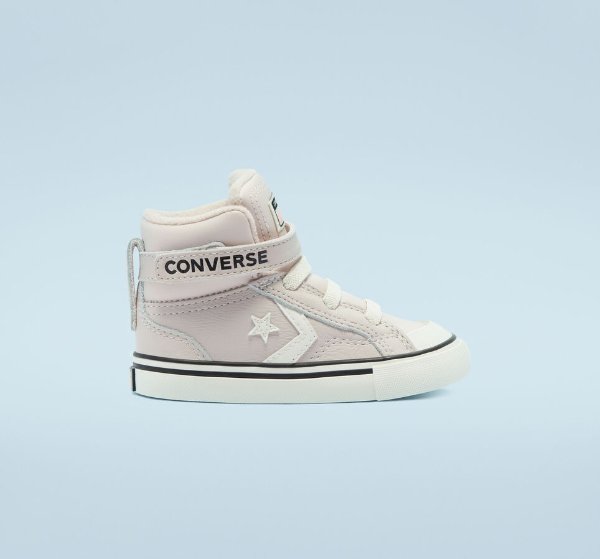 ​Leather & Heathered Knit Pro Blaze Strap Toddler High Top Shoe. Converse.com
