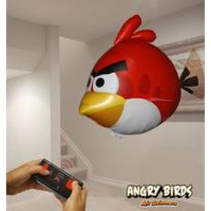 现实版愤怒的小鸟 遥控气球
