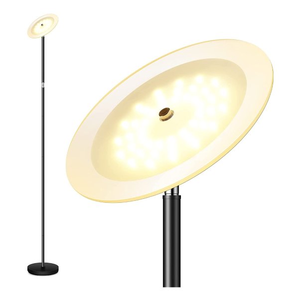 BoostArea Floor Lamp, Torchiere Floor Lamp, 20W/2000LM