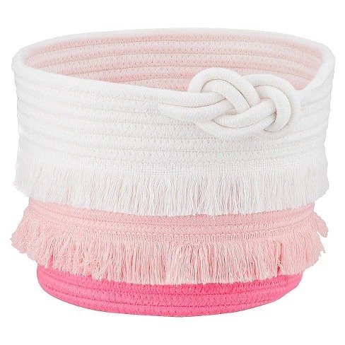 Coil Rope Basket (Small) Pink - Pillowfort&#153;