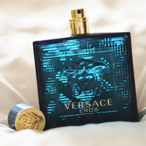 Versace Eros Eau de Toilette Spray for Men, 3.4 Fluid Ounce