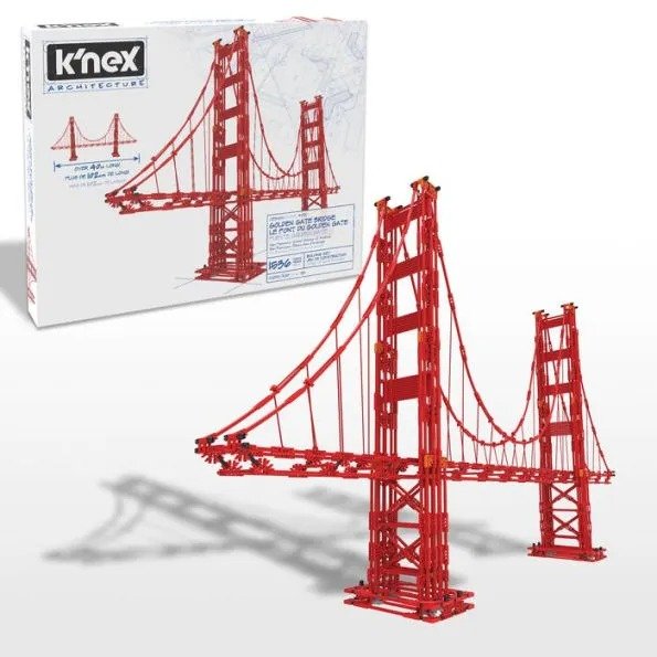 KNEX Architecture: Golden Gate Bridge
