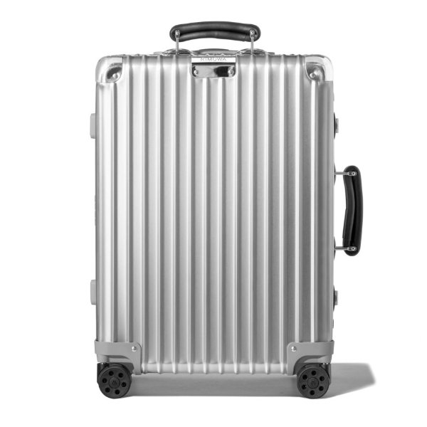 Classic Cabin Aluminum Carry-On Suitcase | Silver | RIMOWA