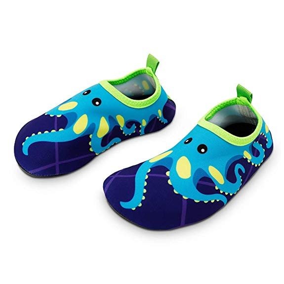 Toddler Kids Swim Water Shoes Quick Dry Non-Slip Water Skin Barefoot Sports Shoes Aqua Socks for Boys Girls Toddler