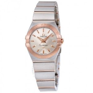 OMEGA Constellation Stainless Steel and 18K Rose Gold Ladies Watch